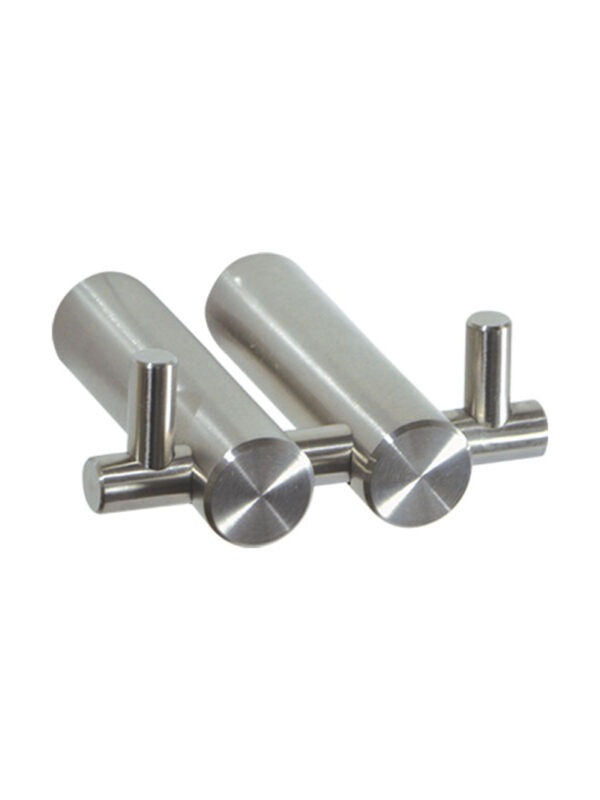 Double Robe Hook - Brushed Stainless Steel (Sa08830S) - Bathroom