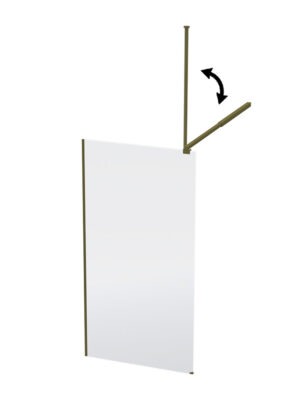 Lectro 1500 Shower Screen Gold