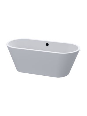 RUCA ONE PIECE F/STAND BATH WHITE(INCLUDING BLACK FILL)