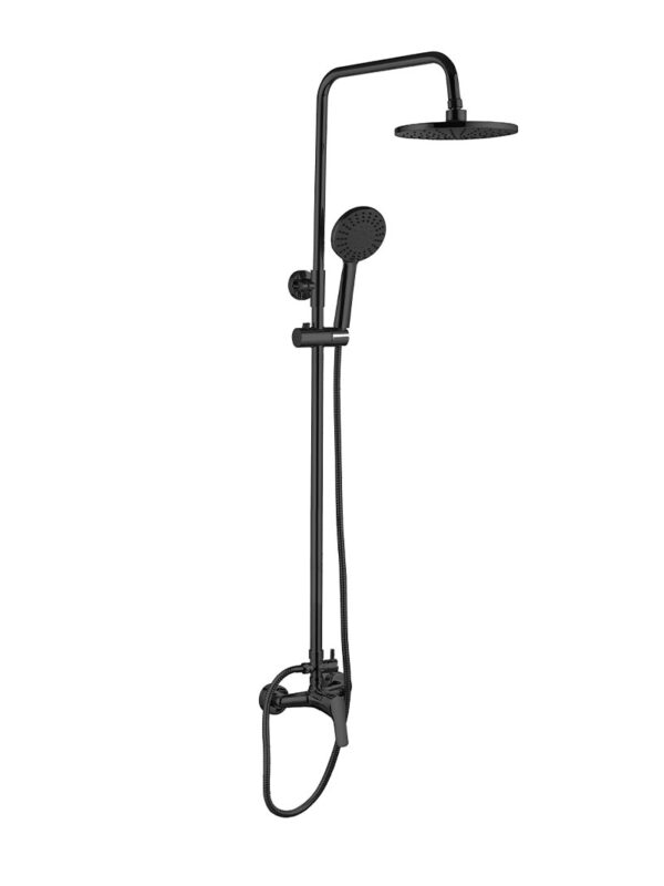 EXPOSED SHOWER MIXER SET,1240*343MM - MATT BLACK (FT120000091MBW)