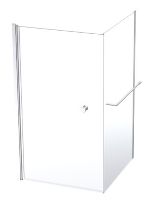 Axis 900 Shower Enclosure Silver