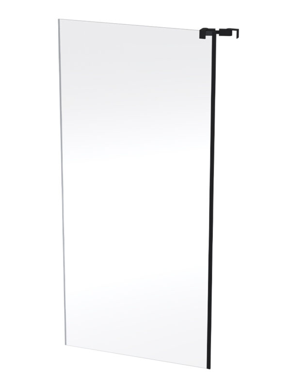 Halo 2.0 Semi Framed Return Panel 1000*2000*6mm- Black / Clear H2.0SFP10BC