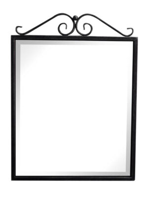 Poseidon Mirror 600x700mm - Pewter