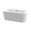 Prague White Standard Overflow Hole Freestanding Bath  1865 x 860 x 660mm