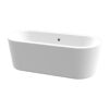 Penza White Standard Overflow Hole Freestanding Bath 1690 x 795 x 575mm