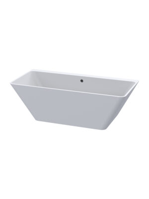 Decano White Standard Overflow Freestanding Bath 1675*805*565mm