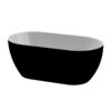 Zala Black No Overflow Freestanding Bath 1440*750*570mm