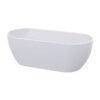 Cowley White No Overflow Freestanding Bath 1620*735*570mm