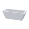 Kingston White Skirted Bath - Incl. Bath, Skirt, Slinky & Leg Set