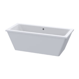Kingston White Skirted Bath - Incl. Bath, Skirt, Slinky & Leg Set