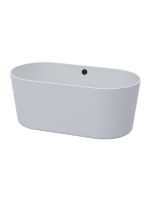 Miami White - Black Filler Freestanding Bath 1440*750*570mm Sp