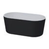 Miami Black - No Overflow Freestanding Bath 1440*750*570mm