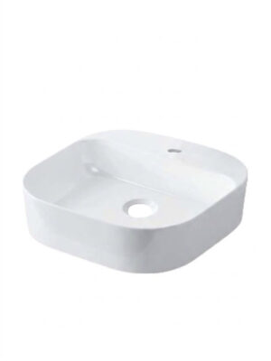Link White Above Counter Basin 410 x 410mm One Tap Hole