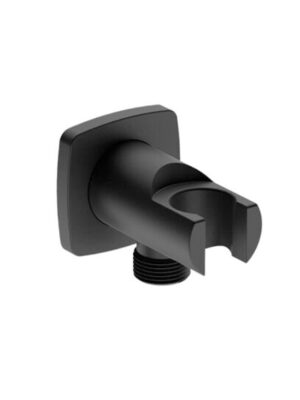 Valour Hand Shower Holder + Connector - Matt BlackTPLR2246MBLK