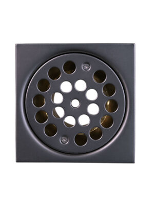 Square Shower Trap - Gunmetal SA01095M