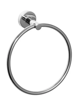 Ginger Towel Ring Chrome