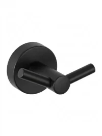 Ginger Double Robe Hook - Black SA08333B
