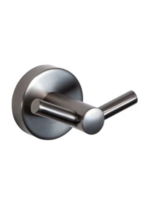 Ginger Double Robe Hook Gunmetal SA08333M