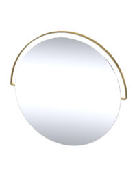 Aura Gold Mirror Round 600 x 630