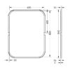 Zia Gold Mirror Rectangular