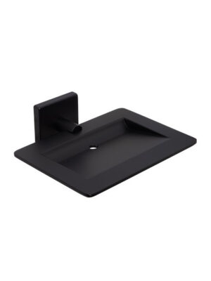 Mint Black  Soap Basket Square SA07736B