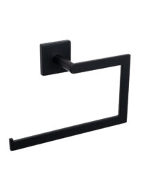 Mint Black  Towel Ring Square SA07740B