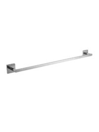 Mint Chrome  Single Towel Rail 600mm Square SA07724
