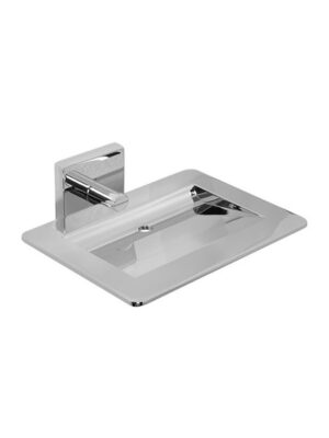 Mint Chrome  Soap Basket Square SA07736