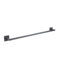 Mint Gunmetal  Single Towel Rail 600mm Square SA07724M