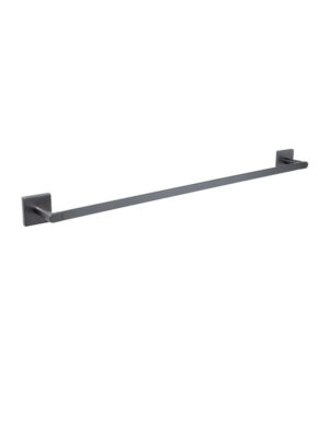Mint Gunmetal  Single Towel Rail 600mm Square SA07724M