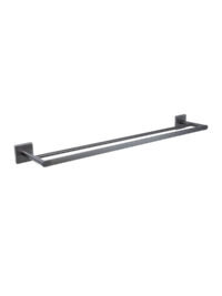 Mint Gunmetal  Double Towel Rails 600mm Square SA07748M
