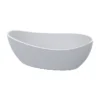 Corfu Gloss White Basin Solid Surface 550*325*185mm