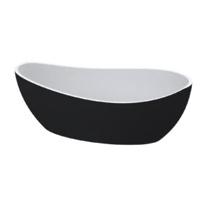Corfu Black Basin Solid Surface 550*325*185mm