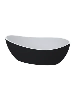 Corfu Black Basin Solid Surface 550*325*185mm
