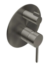 Stilo Shower Wdivert Trim Set Only Brushed Graphite Single Lever -BGPH TPLR1413BGPH