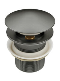 Bath Waste Extended Brushed Graphite Plus Pop-Up 40mmx60mm  -BGPH TPLR1008BGPH