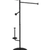 Demi Black Floor Standing Paper Holder Stand