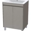 Indigo 600 Floor Standing Vanity Casablanca with Congo Sides – Excludes Basin