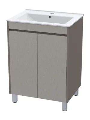 Indigo 600 Floor Standing Vanity Casablanca with Congo Sides – Excludes Basin