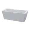 Asti White No Overflow Freestanding Bath 1585*690*585mm