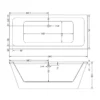 Kingston White Skirted Bath - Spec