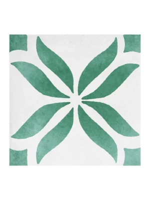 Teal Flora 200*200mm (1 SQM/BOX) MXDF330W