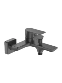 T0002040 IQ Advance Bath Mixer with Hand Shower Gun Metal