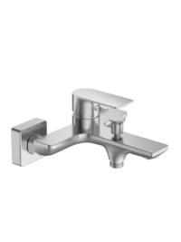 IQ Advance S/S Bath Mixer with Hand Shower Brushed Stainless Steel