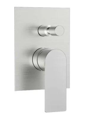 IQ Advance S/S Diverter Concealed Mixer Brushed Stainless Steel