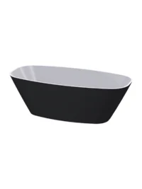Torres Bath Black Stonetech+ 1630*760*545mm