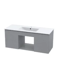 Zinnia 1200 Metro / Folkstone Wall Hung Vanity - Excludes Basin