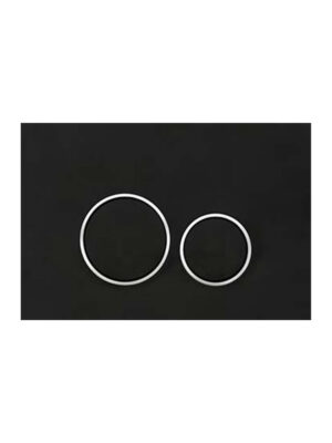 L0000440 RIIFO Black Round Flush Plate RIC005D