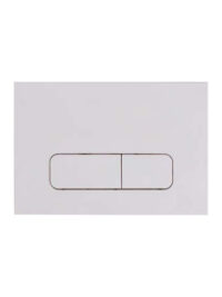 RIIFO White Square Plastic Button Flush Plate RIC002A