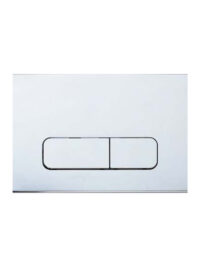 RIIFO Chrome Square Plastic Button Flush Plate RIC002B